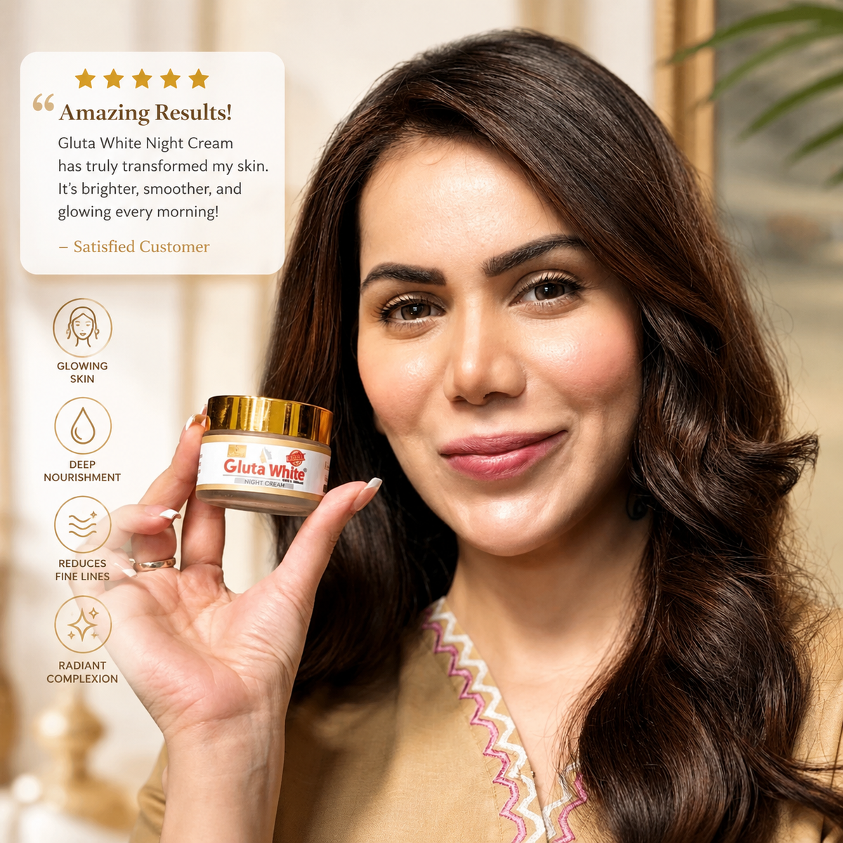 Gluta White Night Cream