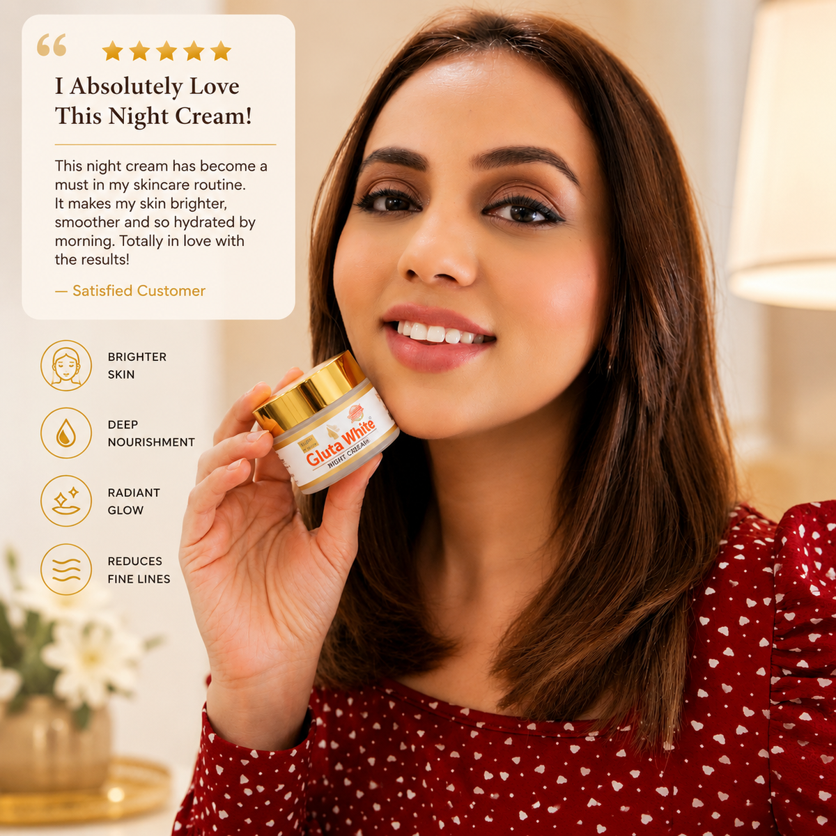 Gluta White Night Cream