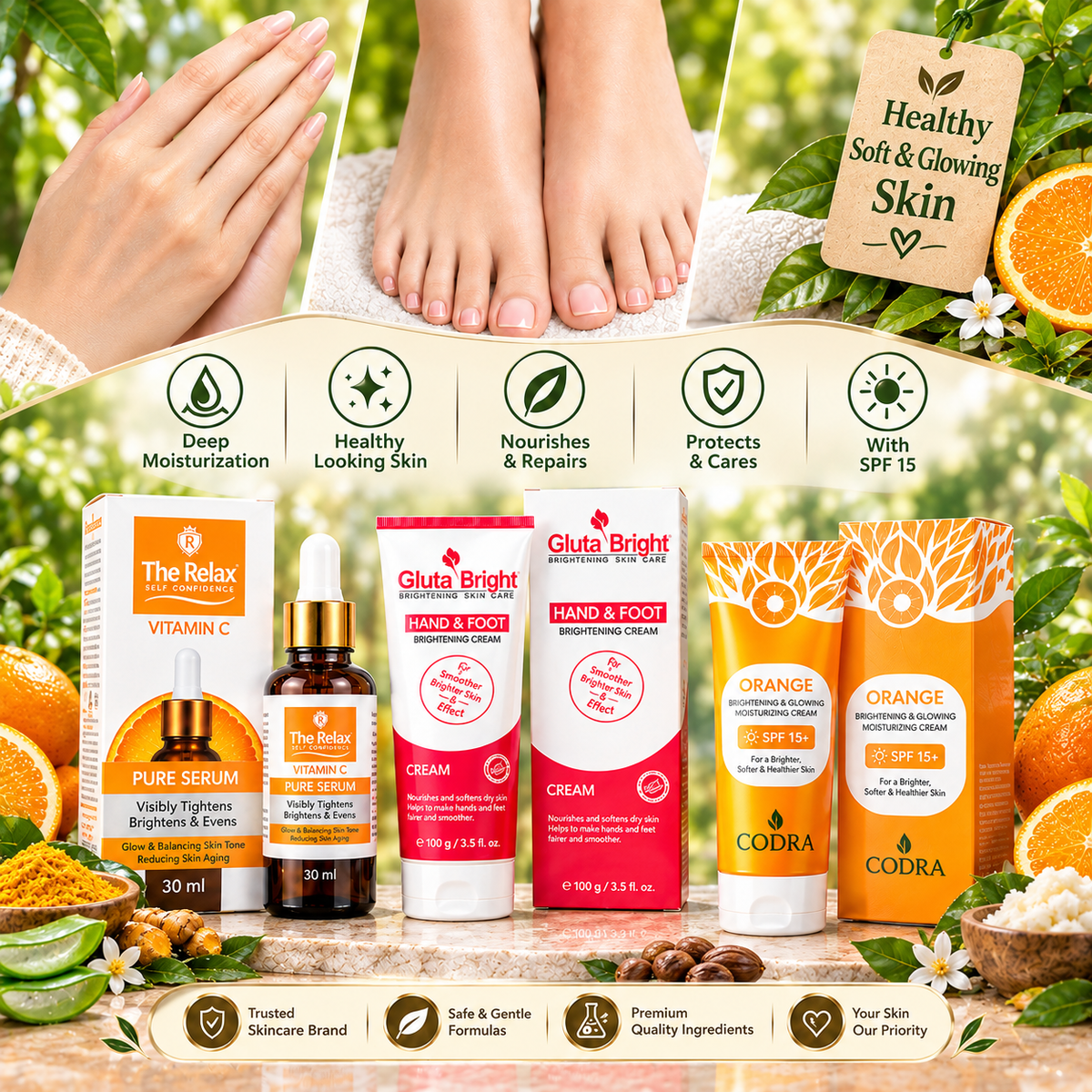 Gluta White Hand & Foot Deal || 3 in 1 Deal